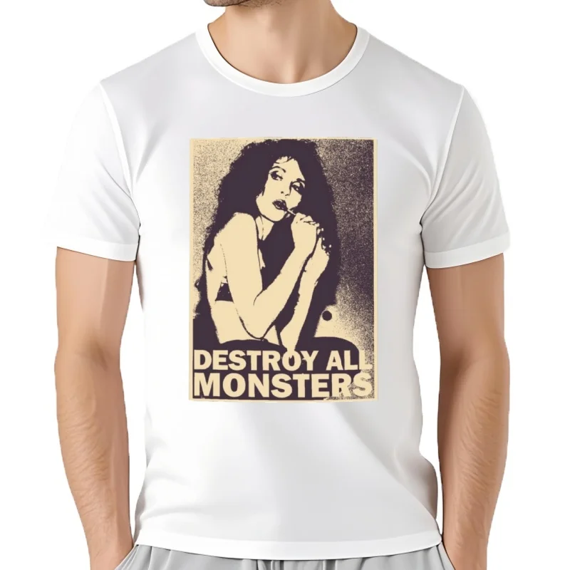 Camiseta Destroy All Monsters Band, camiseta personalizada, camisetas de lujo para hombre