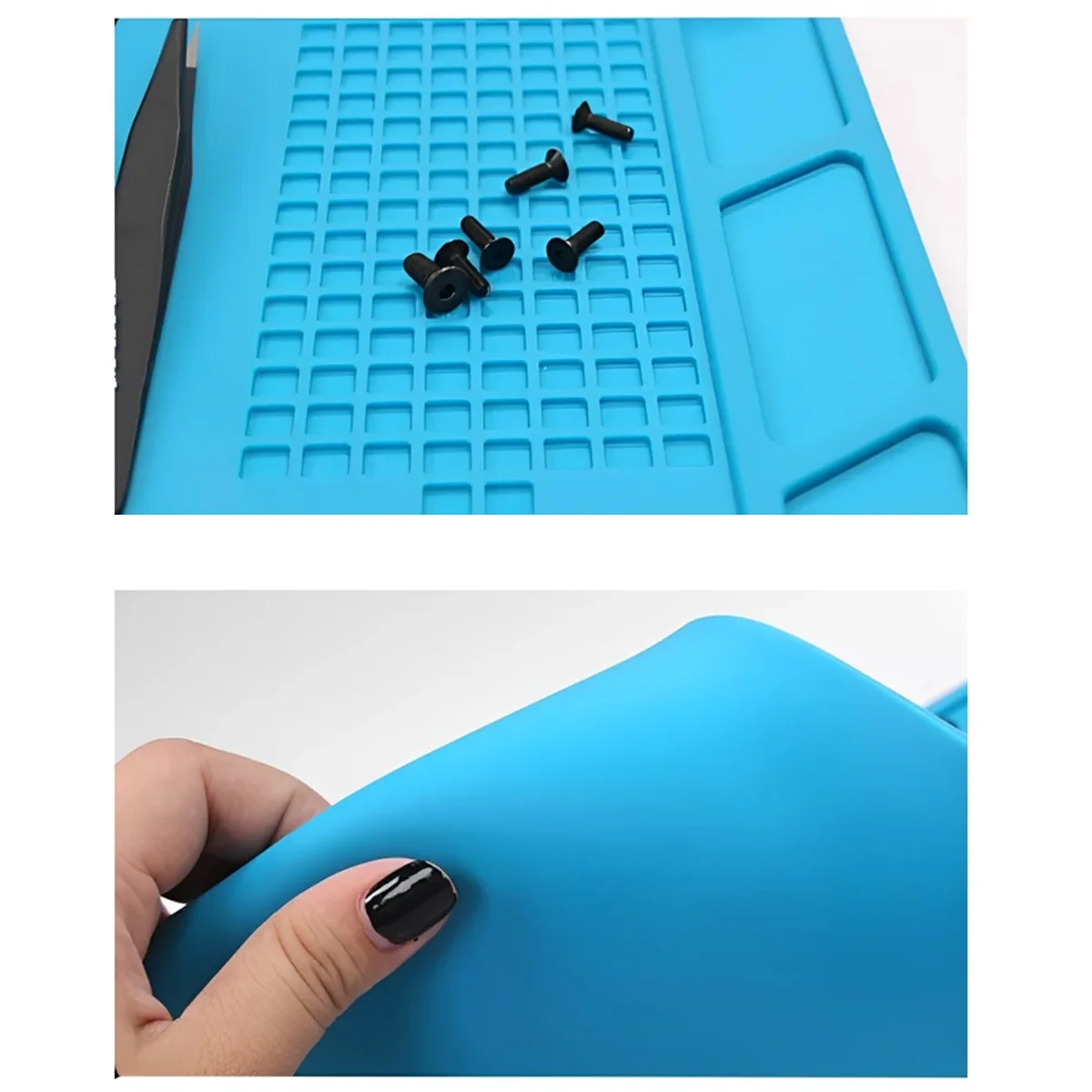 A03R ESD Heat Insulation Soldering Mat Computer Phone Repair Tool Kit Silicone Repair Pad Heatresistant Maintenance 39 X 27cm