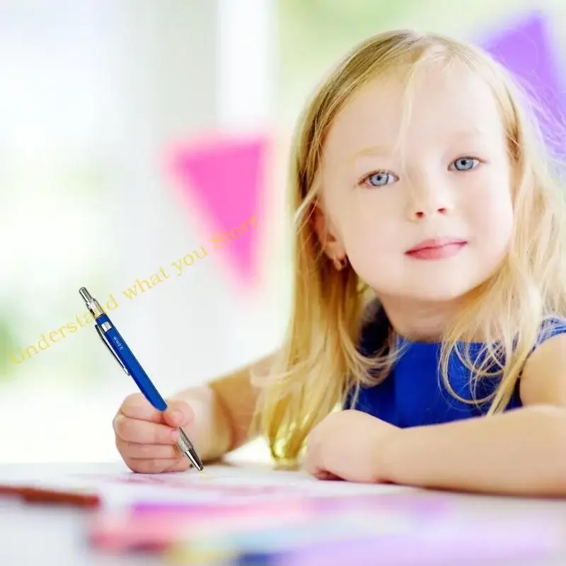 

J60A Automatic Pencils Drawing Pencils 2.0mm Mechanical Pencils with Colors Refills