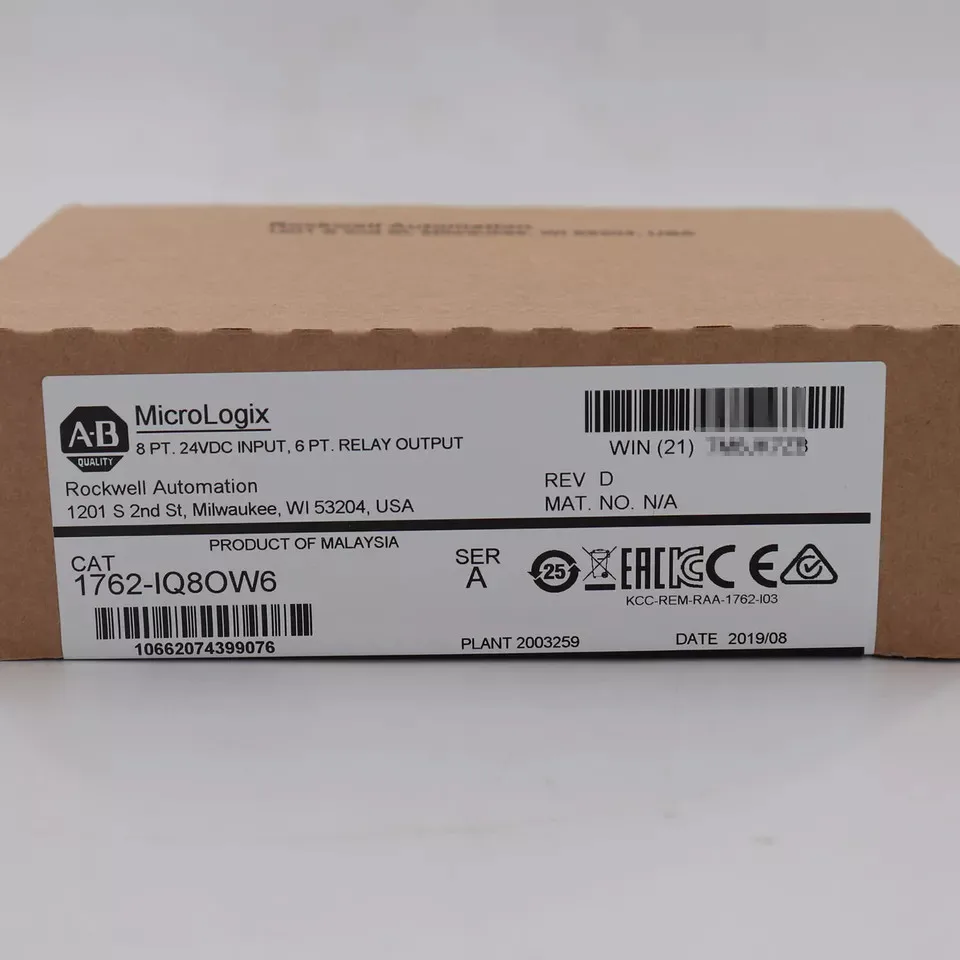 

Новый комбинированный модуль Allen Bradley MicroLogix 1762-IQ8OW6/A.