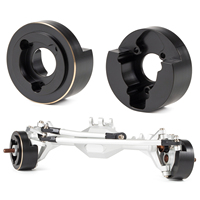 2PCS Low Offset Brass Portal Knuckle Weights for Vanquish VS4-10 Ultra Currie Portal F9 Front Axle