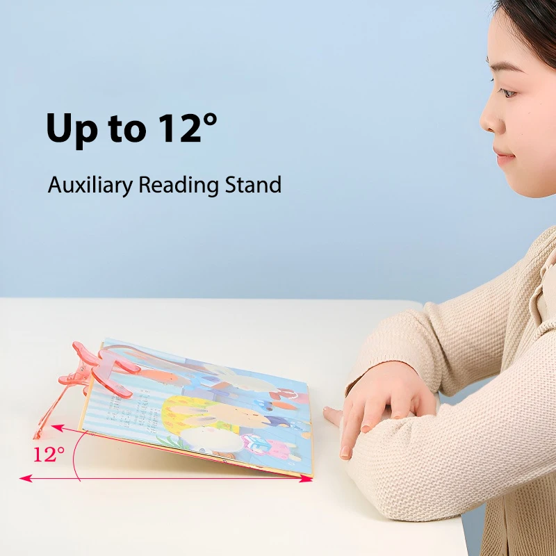 1pcs Book Clip Simple Reading Stand Note Clamp Anti-Flip Folder Fixed Reading Holder Office Study Tool for Desk