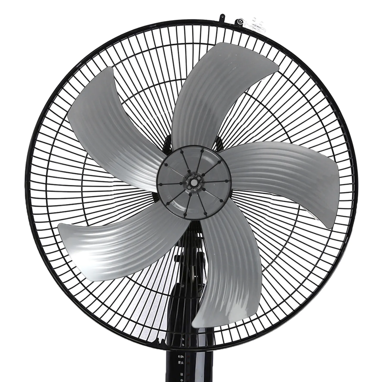 Fan Blade With Nut Cover Plastic Fan Blade Convenient To Clean Easy To Disassemble High Temperature Resistance Home Use