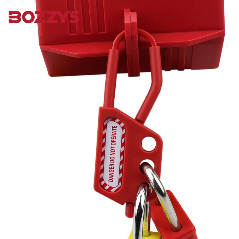 

BOZZYS PP Material Insulation Nylon 6 Holes Loto Hasp for Safety Group Lockout