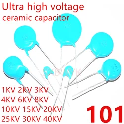 Ultra high voltage ceramic capacitor 40KV 30KV 25KV 20KV 10KV 8KV 6KV 4KV 3KV 2KV 1KV 101 100PF K M