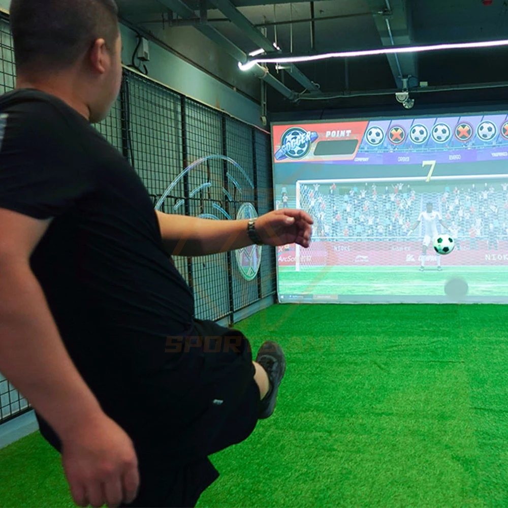 AR Football Simulator Indoor Football Game and PK Football Game Simulation For Sports Hall