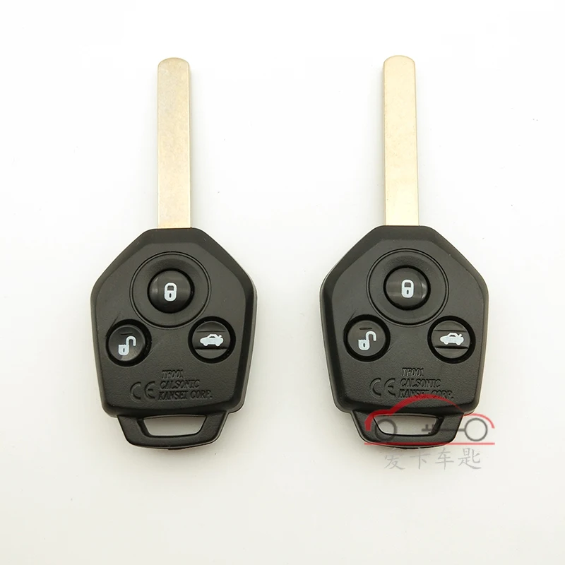 1 Buah untuk Subaru Forester/Outback Straight Board Remote Control Integral Key Chip Car Key