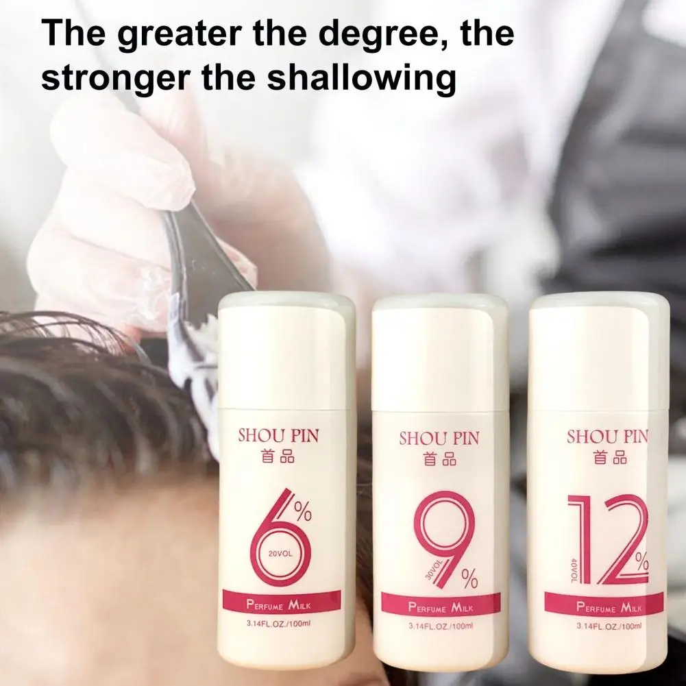 Practical Professional 6/9/12 Degrees Fragrance Dioxygen Milk Hydrogen-Peroxide Hair Dye Natural Effect  Bleaching