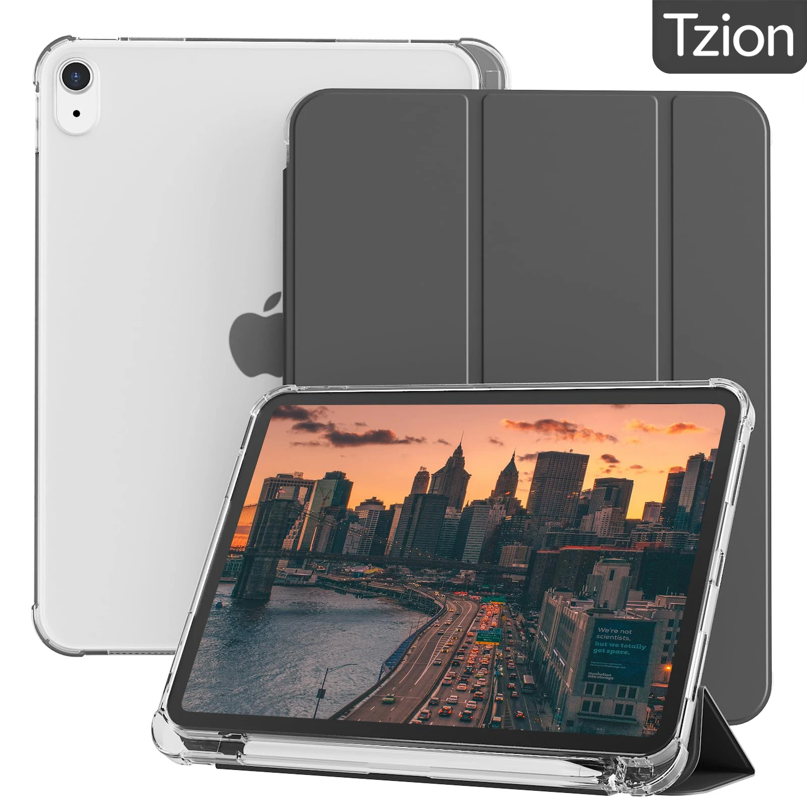 Case for iPad (A16) 11th Generation 11 Inch 2025/10th Generation 10.9 Inch 2022 with Pencil Holder, Magnetic Flip Smart Cover