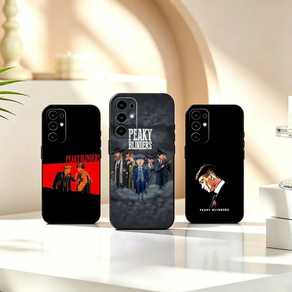 P-Peaky Blinders Popular TV   Phone Case For Samsung S25,S24,S21,S22,S23,S30,Ultra,S20,Plus,Fe,Soft Silicone Black Cover