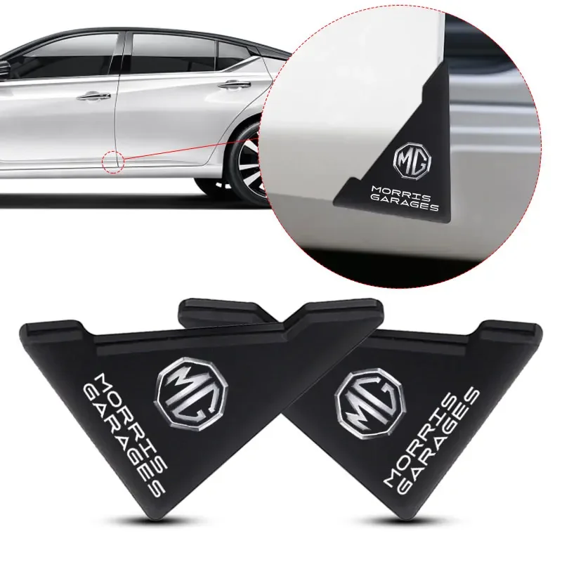 Door Anti-collision Corner Protectors 2PCS Car Stickers for Morris Garages MG ZS 5 7 6 Cyberster MG4 EV ES5 HS ONE GT GS MG3 EZS