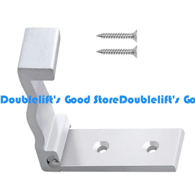 

652F Wall Mounted Coat Hanger Aluminum Alloy Folding Hook Concealed Robe Towel Coat Hook for Hanging Coat Towels Hat Bag