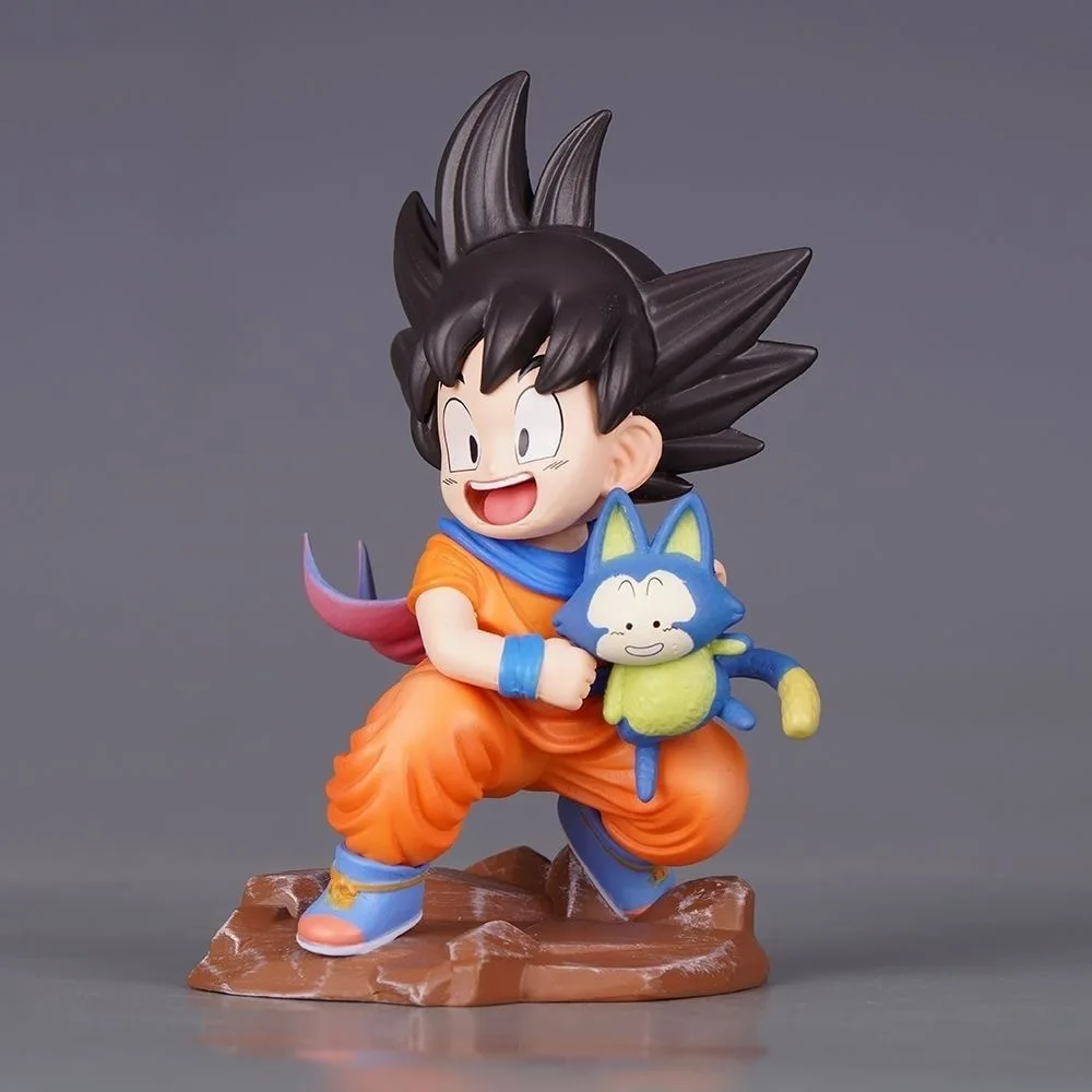 10cm/3,93 Zoll Anime Dragon Ball Z Figur Goku Figur Goku Umarmung Pura PVC GK Figuren Yamcha Anime Sammlerstück Modell Spielzeug Geschenke – Detail 3