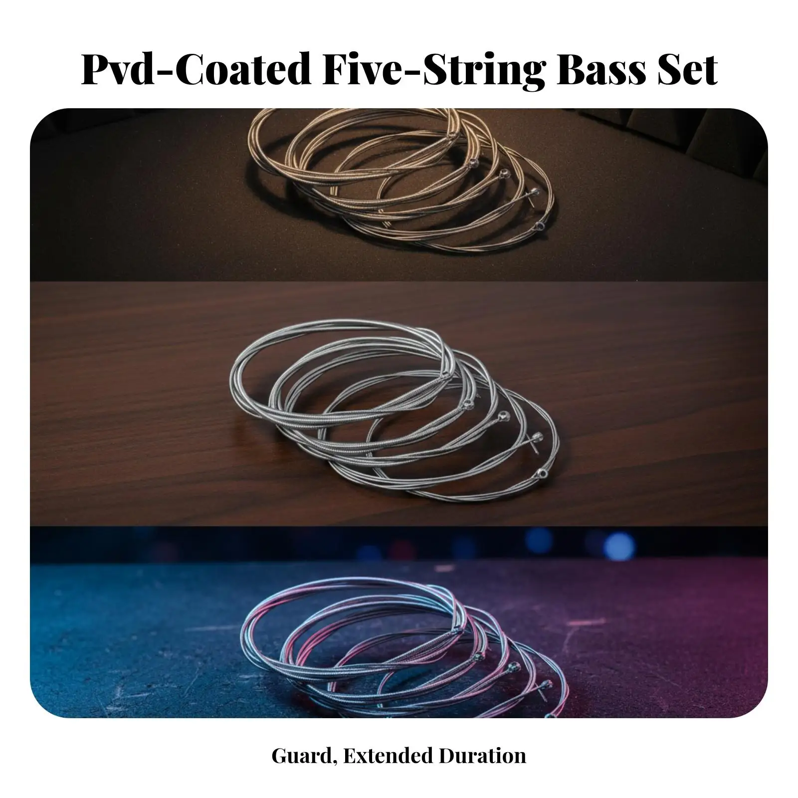 Professional Electric Bass Strings 5 String Set 045 065 080 100 130 for Bass Guitar