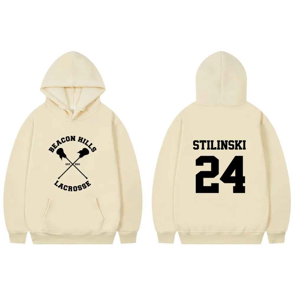 Fashion Beacon Hills Hoodies Men Women Teen Wolf Fan Stilinski 24 Trucksuit Unisex Hoodie Sport Hip Hop Clothes Sweatshirts Tops