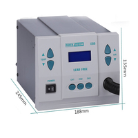 Original 1000W 220V/110V QUICK 861DW Heat Gun Lead Free Hot Air Soldering Station Microcomputer Temperature Rework Station