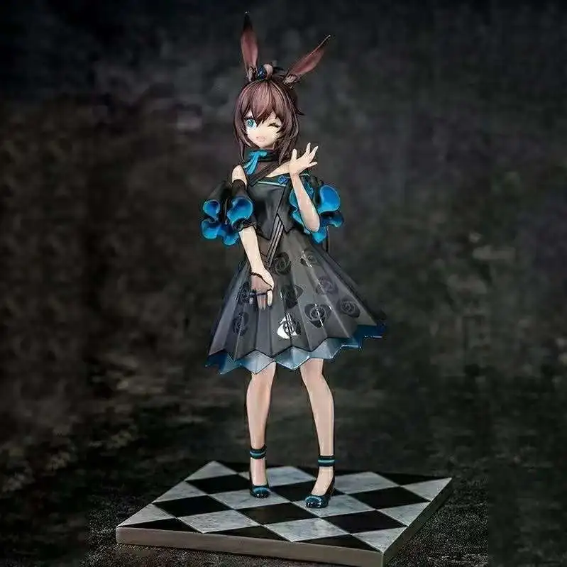 أنيمي الشكل عمل دمية لعبة مجسمة هدية الفرسان Amiya الاحتفال الوقت الأرنب فتاة فستان محاصر تحصيل