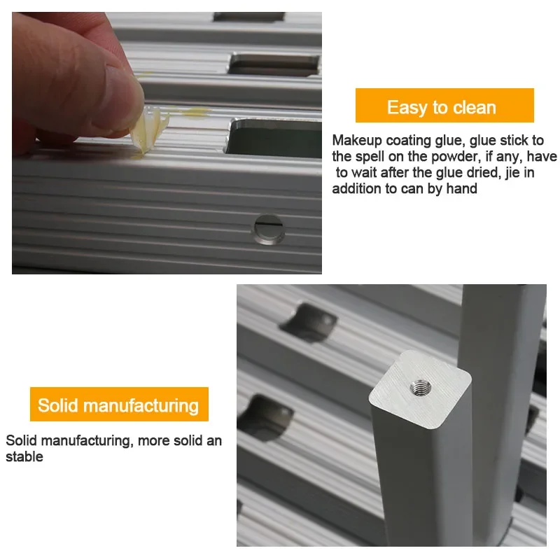 Silver Aluminum Alloy Panel Clamps (Various Thickness/Width) – Suitable For Solid Wood Panel Fixing, Clamping & Paneling