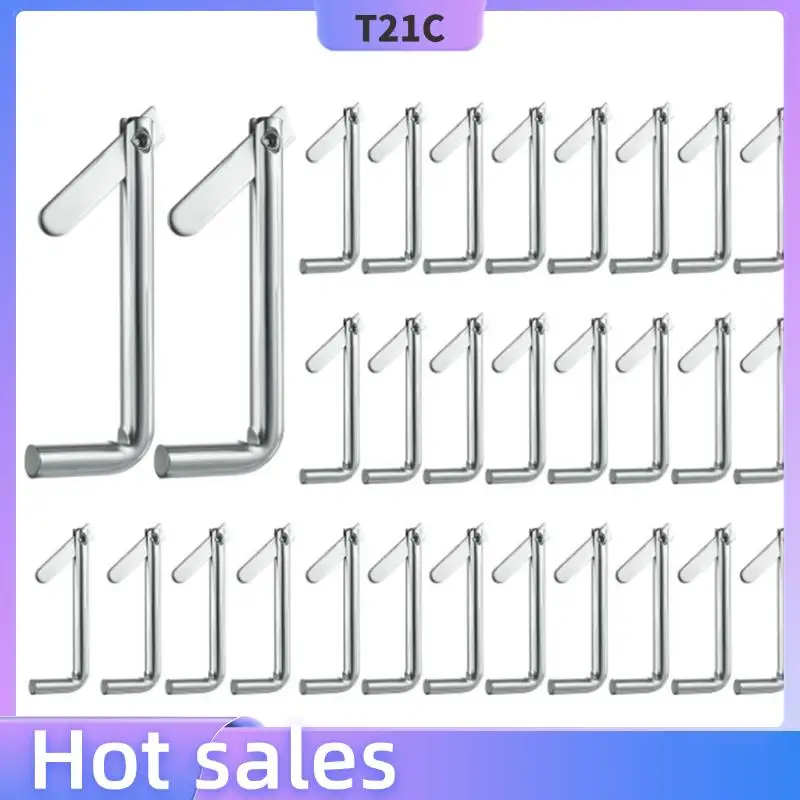 

T21C устойчивые к ржавчине металлические стопорные штифты 30 шт. оцинкованные стальные перекидывающиеся штифты для мебели для установки архитектуры