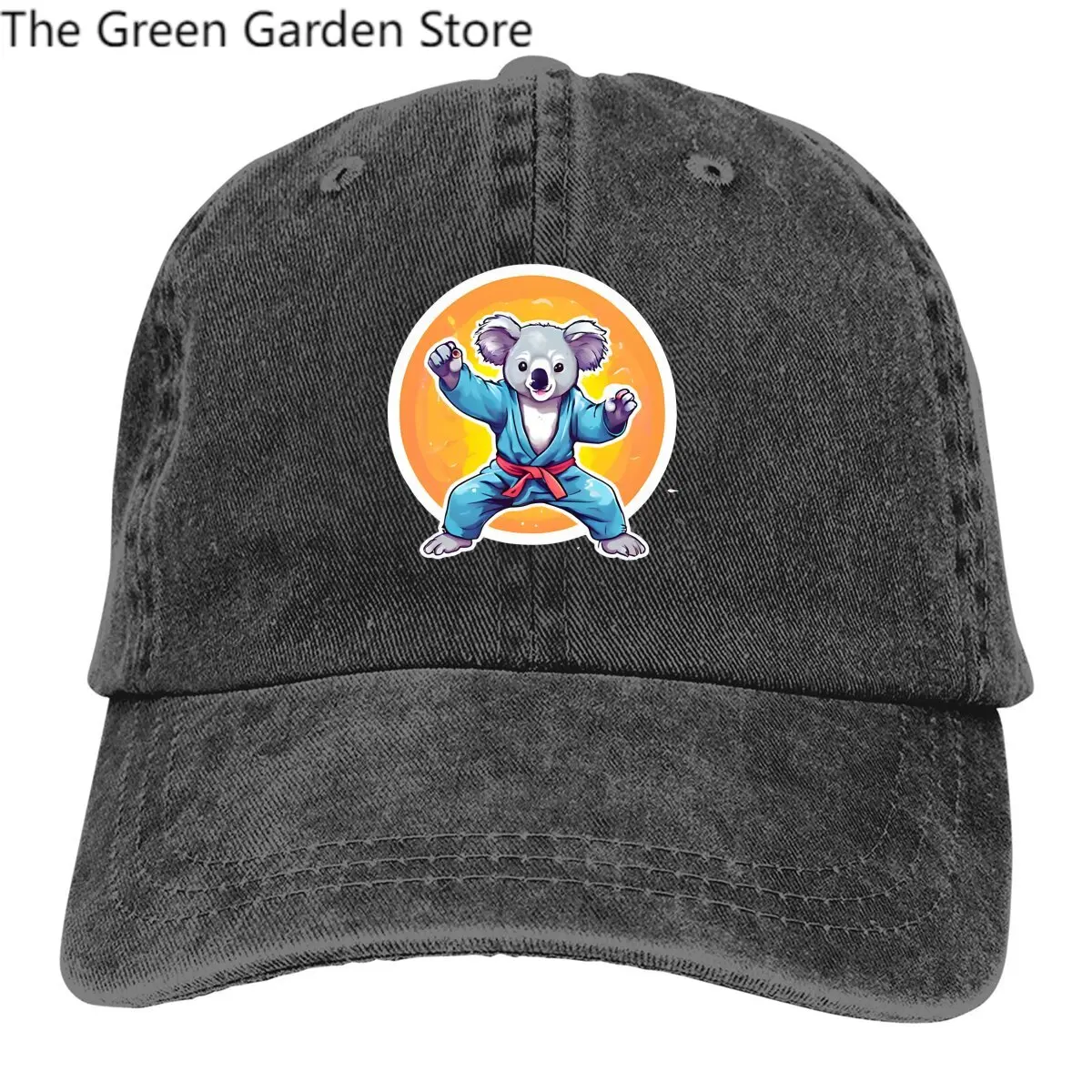 Australian Koala Multicolor Hat Peaked Men's Cap Karate Art Personalized Visor Protection Hats