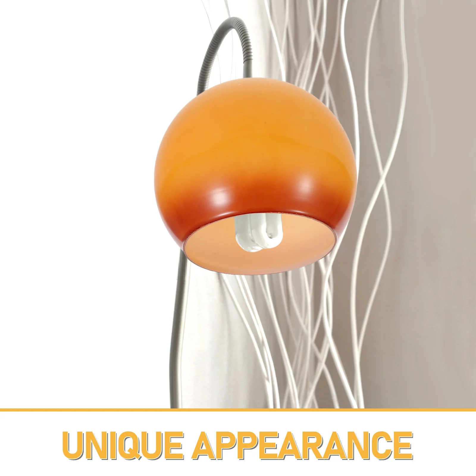 استبدال عاكس الضوء الزجاجي E27 ثقب مزدوج كرة مستديرة قلادة ضوء لغرفة الطعام غطاء ديكور ضوء دافئ ناعم #3