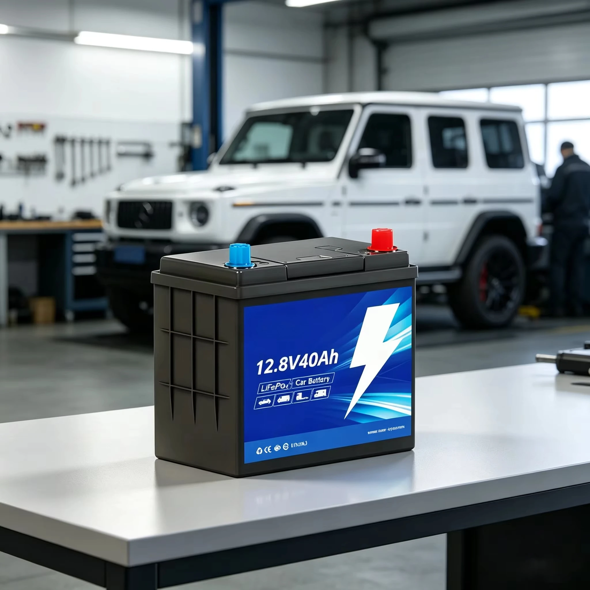 Car Starting Battery High CCA Lithium Starter Battery Replace Lead Acid Battery For Automobile SUV Off-Road Vehicle