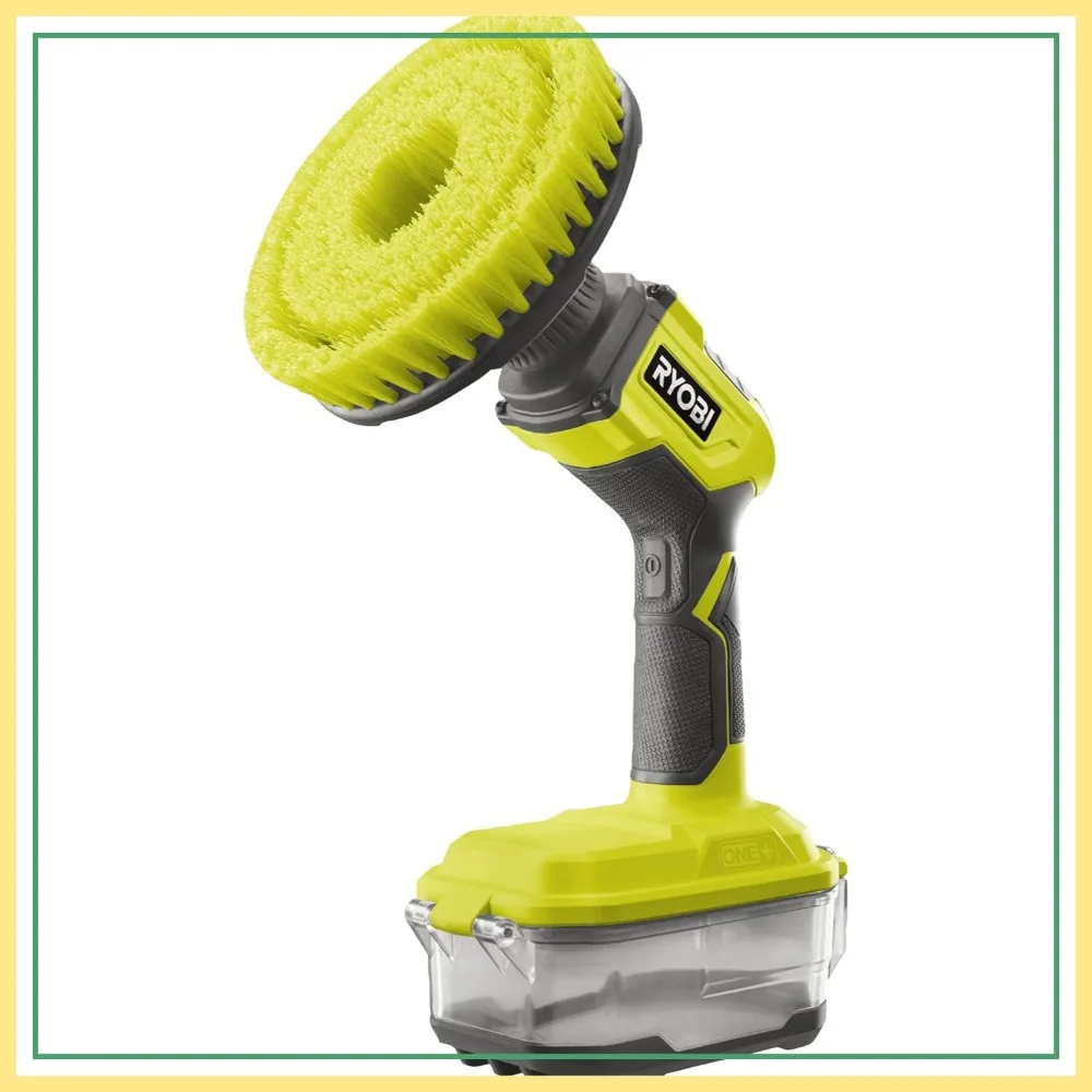 

18V Cordless Rotating Scrubber 15cm 210rpm with Triangle Brush Head (Body Only) Renewed