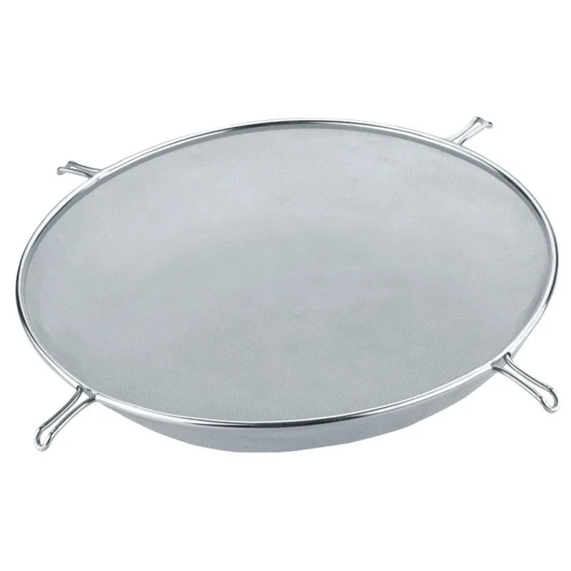 Stainless steel four-foot filter oil mesh, kitchen medicine colander, universal filter, universal type