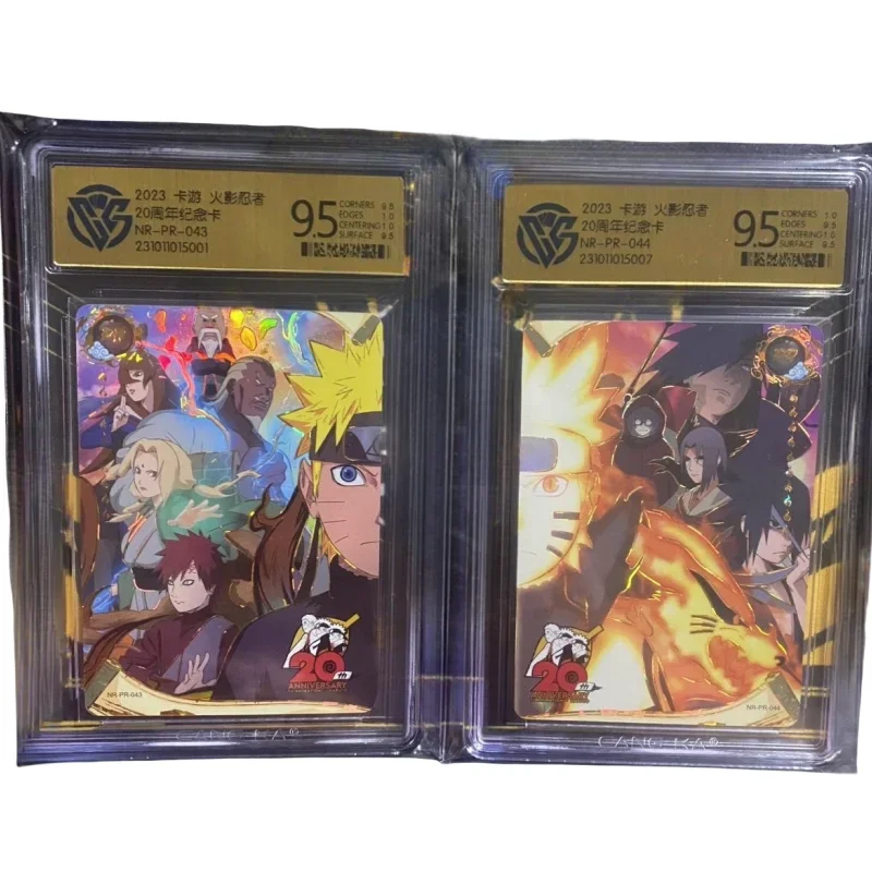 Card Game Naruto 20th Anniversary PR Commemorative Puzzle Card 10 Points Extreme 9.5 CCG Rating Card Collection Toy Holiday Gift