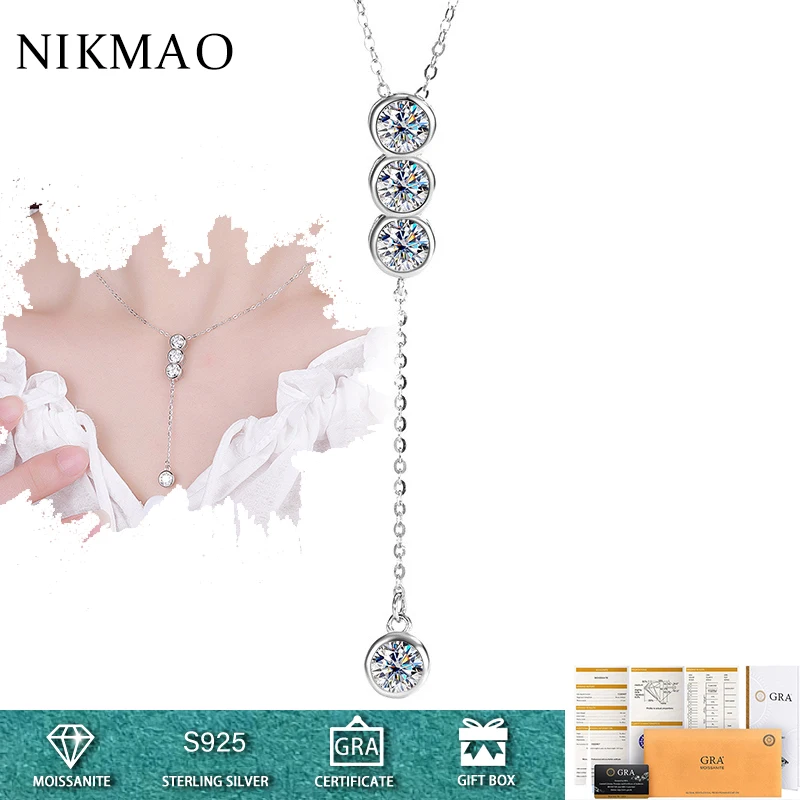 

Женский круглый бриллиант с муассанитом, из серебра 925 пробы