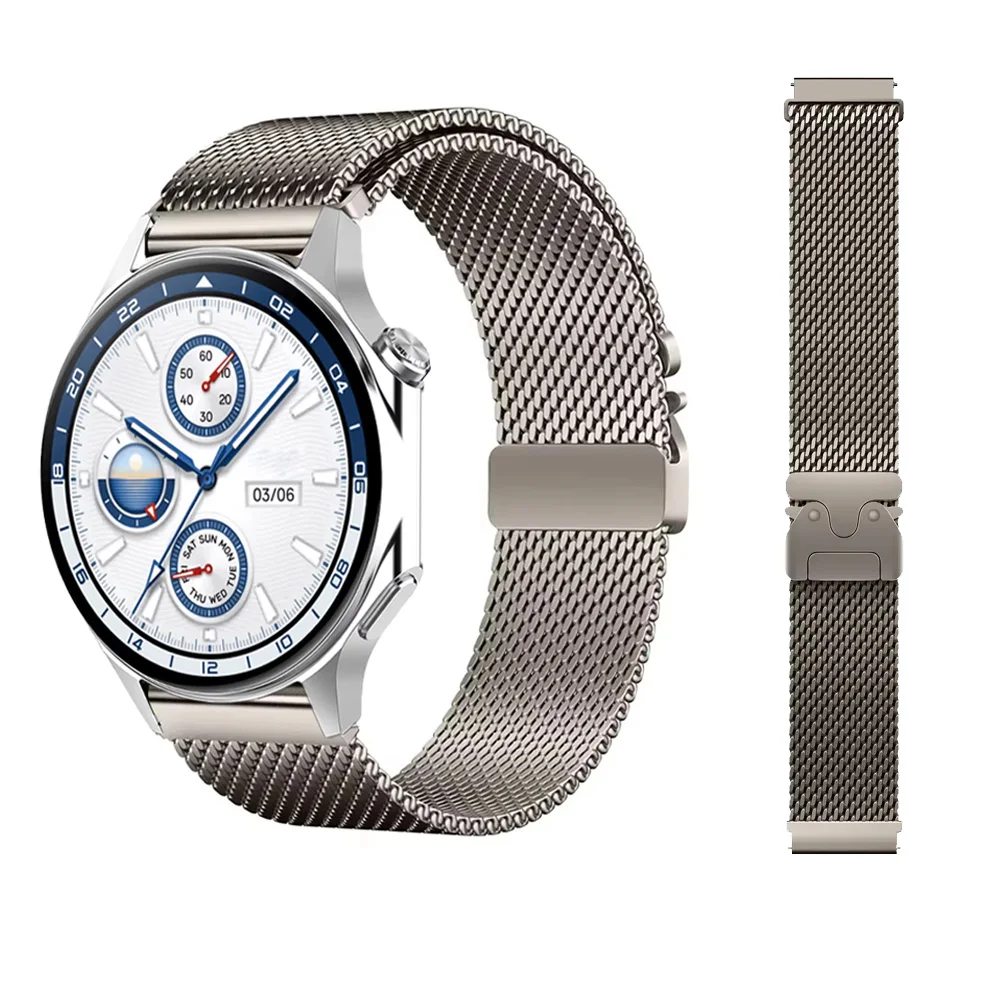 22 mm Uhr Milanese Armband für Oneplus Watch 3 2 2R Fallschirm Metall Correa Band Ersatzarmband für OPPO Watch X X2l Armband
