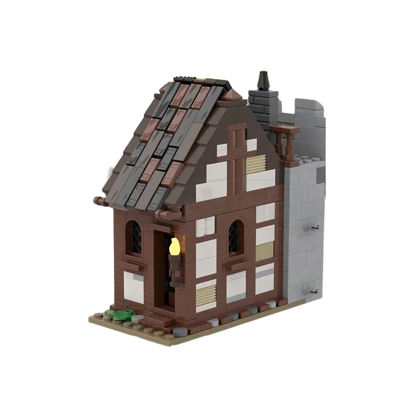 891 PCS Urban Mini Houses Set- MiniHäuserSet MOC Customize Modular Building Block Brick Popular Design DIY Boy Toy Birthday Gift