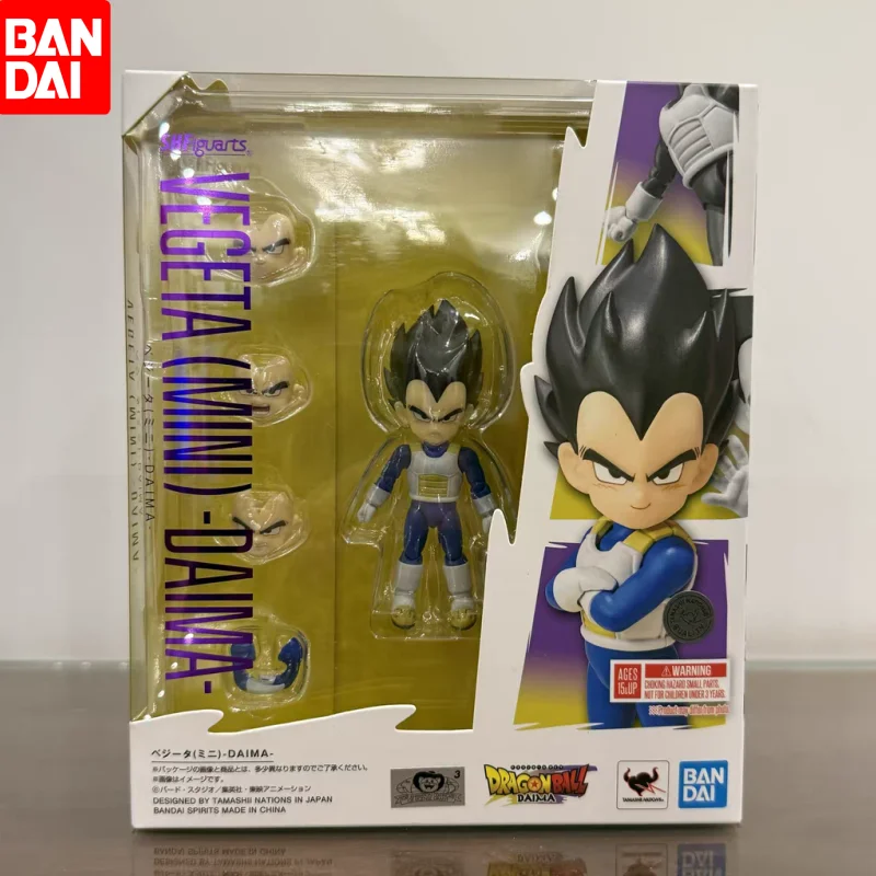 Bandai S.H.Figuarts Shf Dragon Ball Vegeta Mini Daima Anime Action Collection Figures Model Toy Gifts