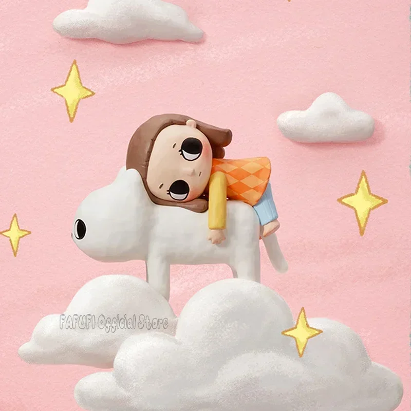 POP MART Nyotas Flauschige Life Series Genuine Blind Box Mystery Box Guess Bag Toys Doll Cute Anime Figure Desktop image 3