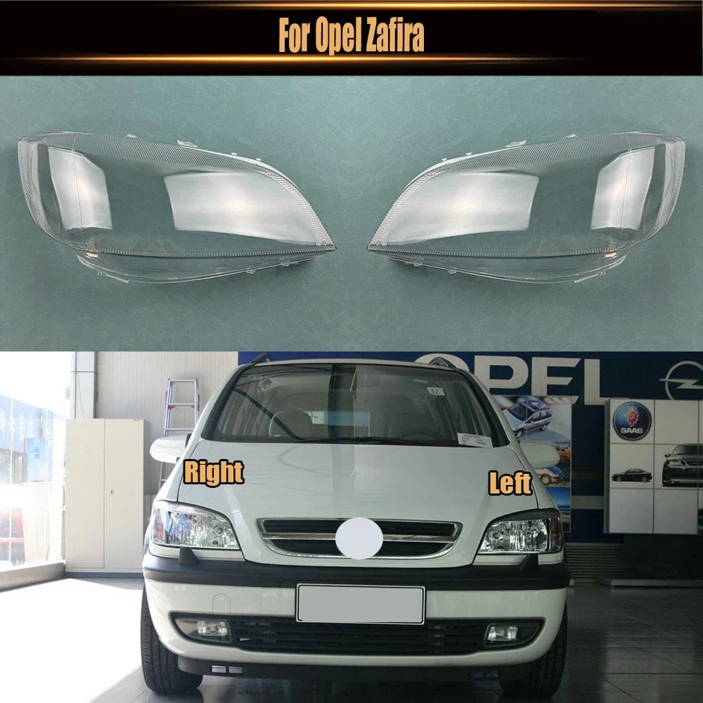 

For Opel Zafira Front Headlamp Cover Transparent Mask Head Lamp Headlight Shell Lens Replace Original Lampshade Plexiglass