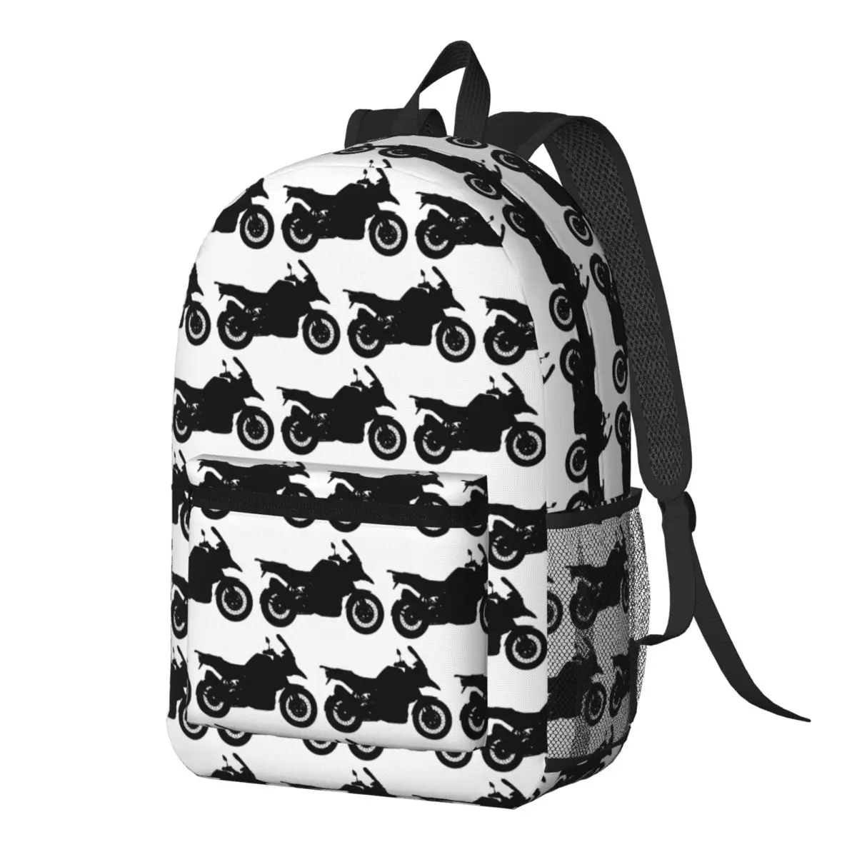 R 12 Fiddy G-yes ADV Beemer (negro) Mochila de gran capacidad para niños y niñas, mochila escolar, bolsos de hombro para hombres y mujeres