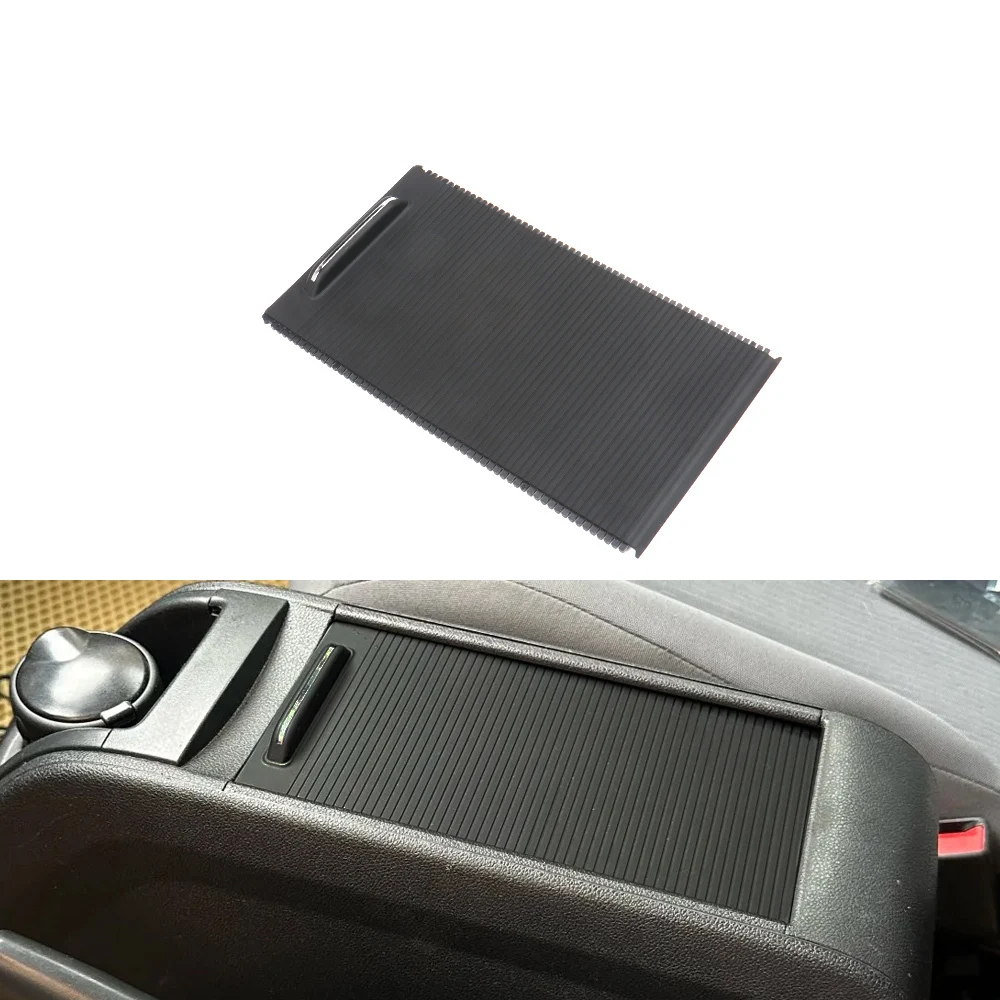 Car Centre Console Armrest Box Storage Cover Plate Cup Holder Pull Curtain For Citroen Berlingo Peugeot Partner 2008-2018 7591.7