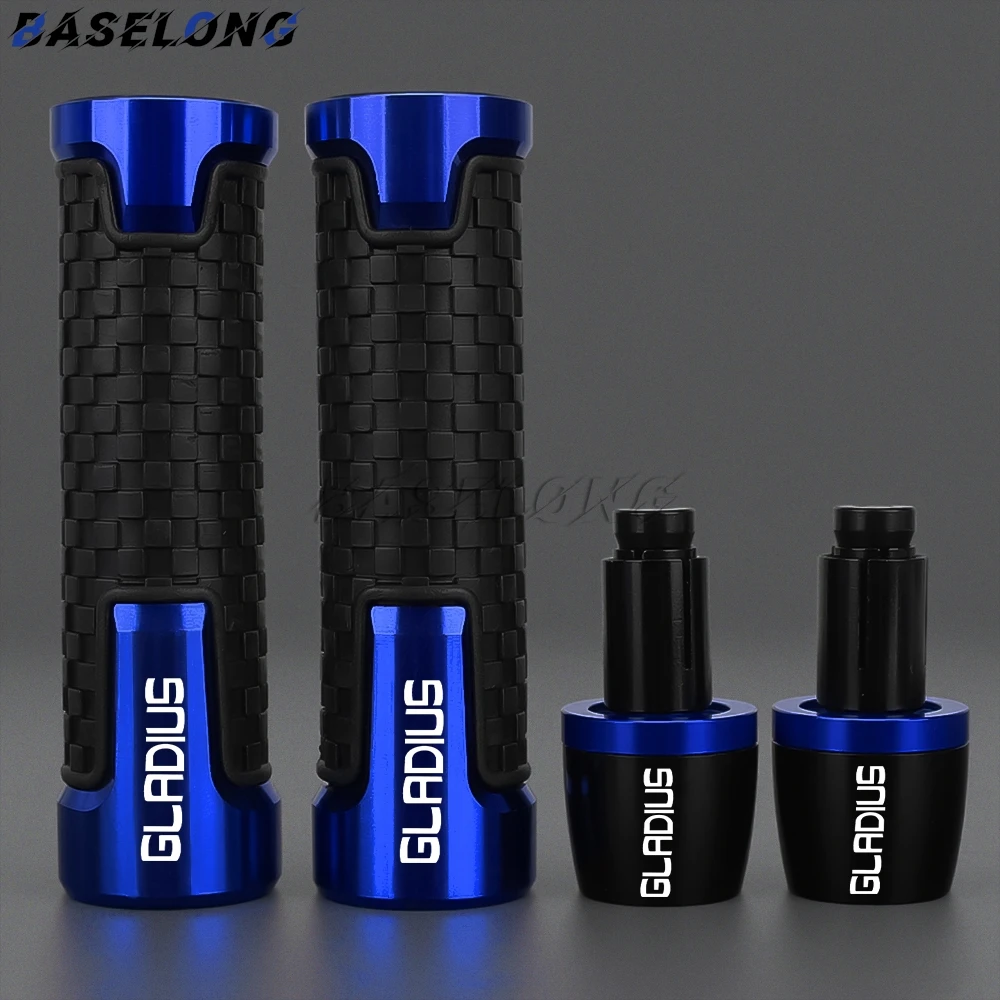 

Motorcycle Handlebar Grips Bar Ends Hand Grip Plug Slider End Caps For SUZUKI SFV650 GLADIUS 650 2009 2010 2011 2012 2013-2016