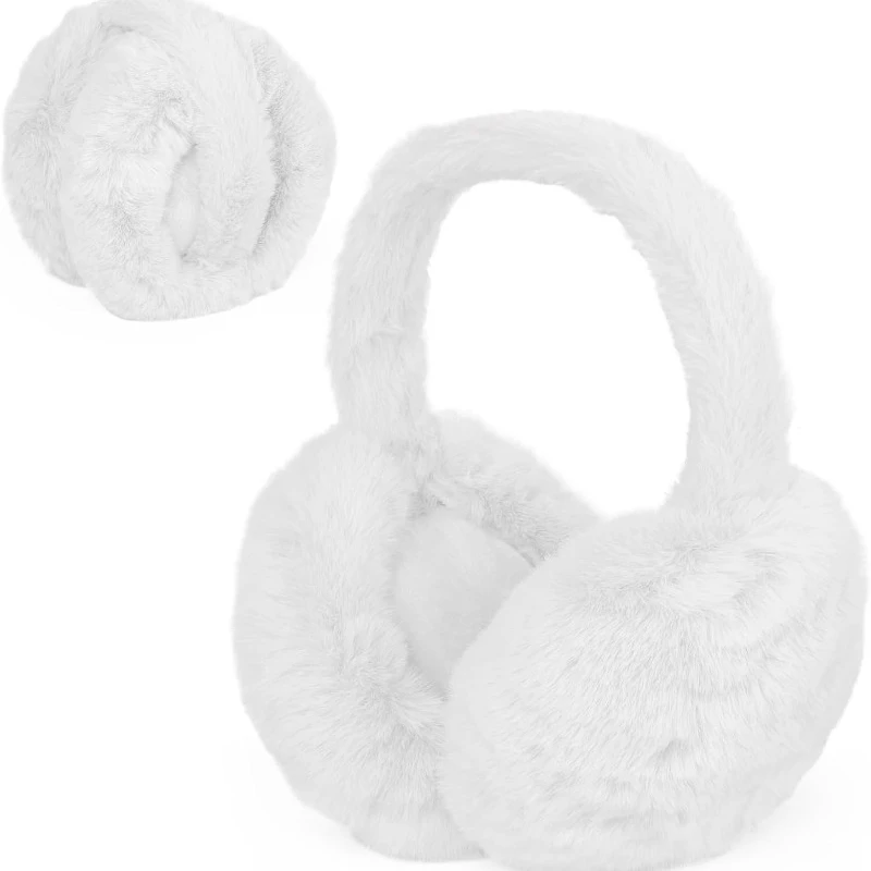 Cache-oreilles moelleux pliables pour hommes et femmes, bande de sauna, cache-oreilles, hiver, 1 pièce