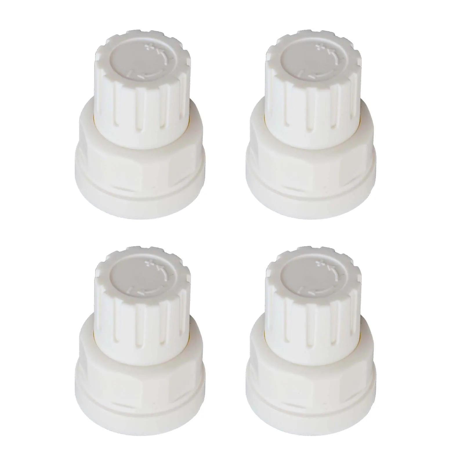 4pcs ล้อ M30x1.5 ชั้นความร้อน Manifold สวิทช์สีขาวจับวาล์วหม้อน้ําหมวกเปลี่ยน Push-Fit หม้อน้ําหมวก