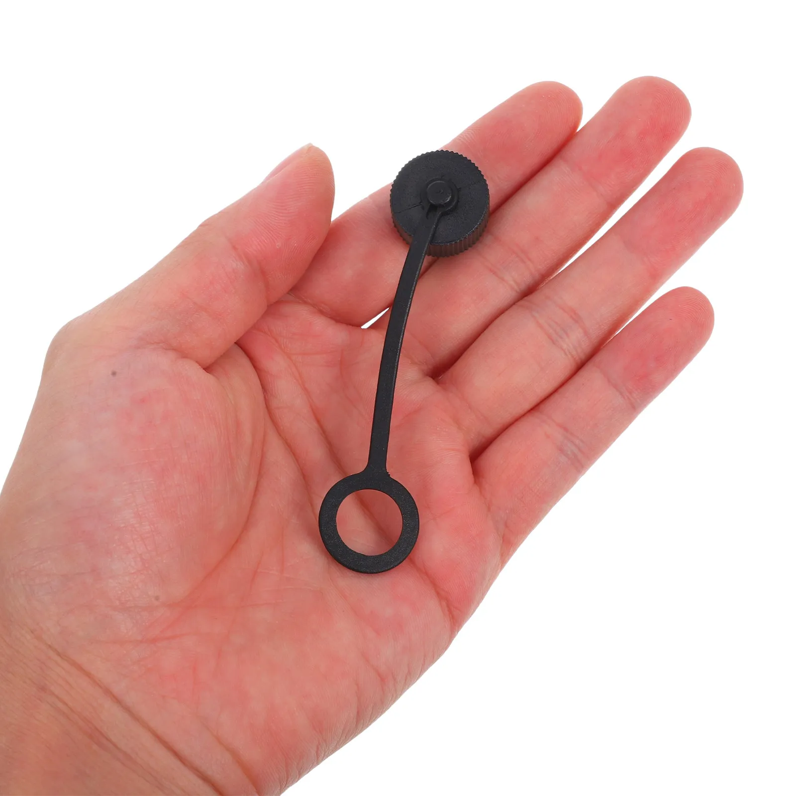 2Pcs Dust Cover Plastic Waterproof Protective Cap for Panel Mount Sockets Cable Connectors Wire Sealing Outdoor Indoor Use