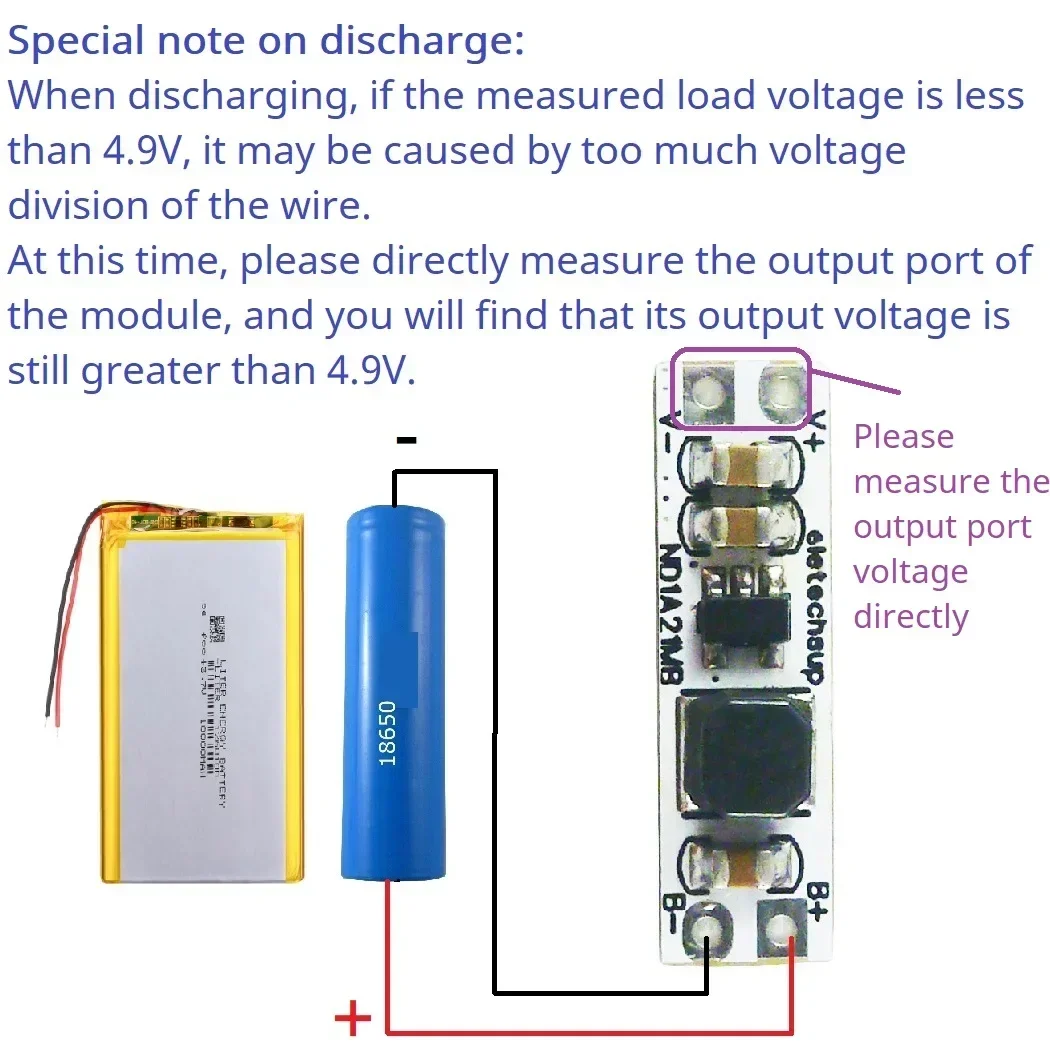 In-Out Shared Port Bidirectional 5V UPS Mini Board 3.7V 4.2V Lithium Battery Charge Discharge for Arduino ESP32 PI ESP8266 MCU
