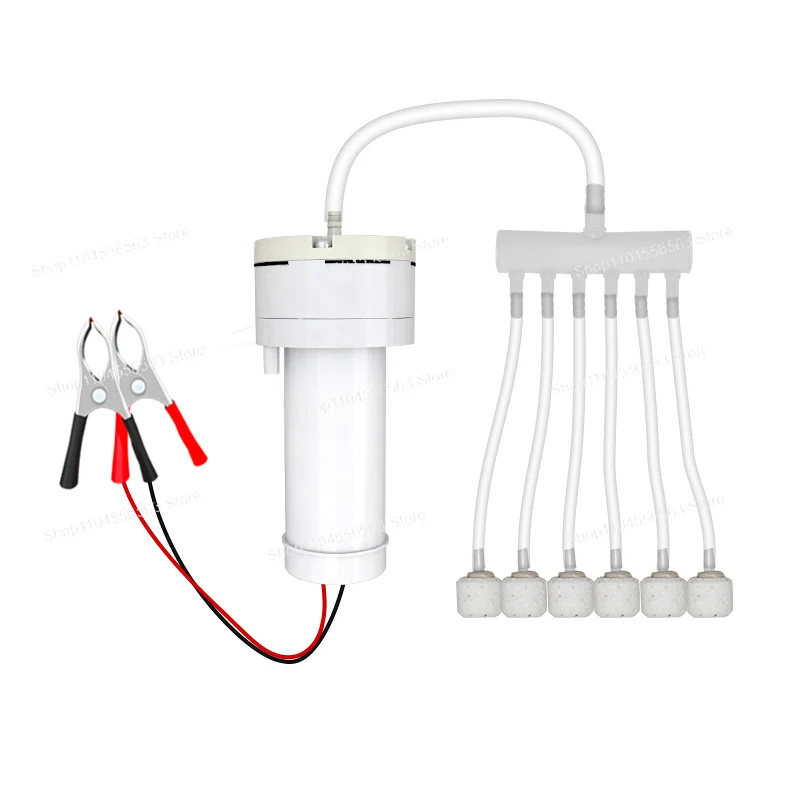 

Solar Powered Oxygen Pump - Outdoor Aquatic Aerator for Fish Ponds, Garden Water Features & Small Tanks - Portable