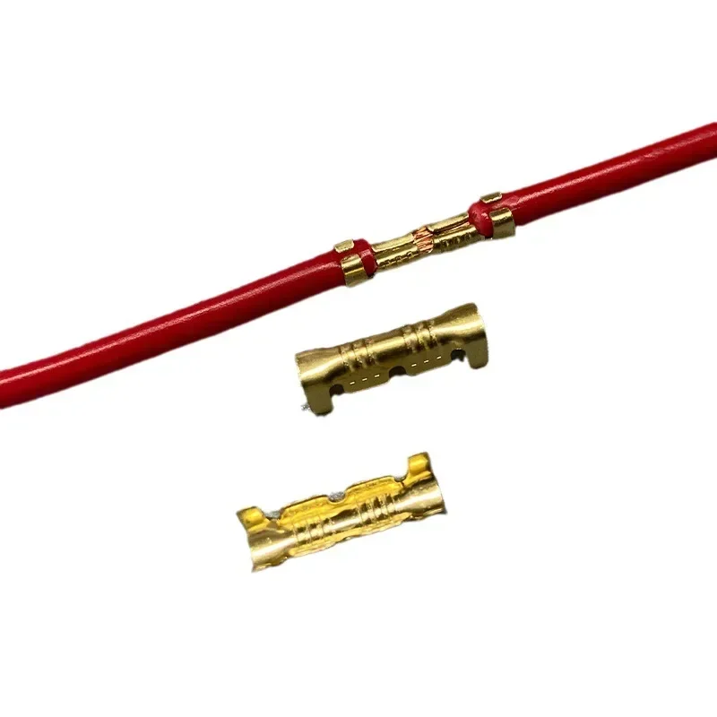 100pcs Inline Terminal Connectors - 453 U-Type Dual Connection Terminals for 0.3-1.5mm²Wires for Reliable Electrical Connections