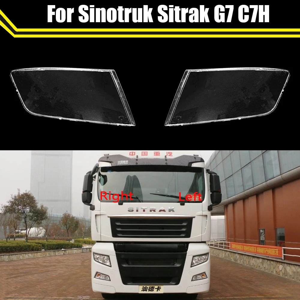 

Auto Headlamp Shell Light Case For Sinotruk Sitrak G7 C7H Car Front Headlight Lens Cover Lampshade Glass Lampcover Caps