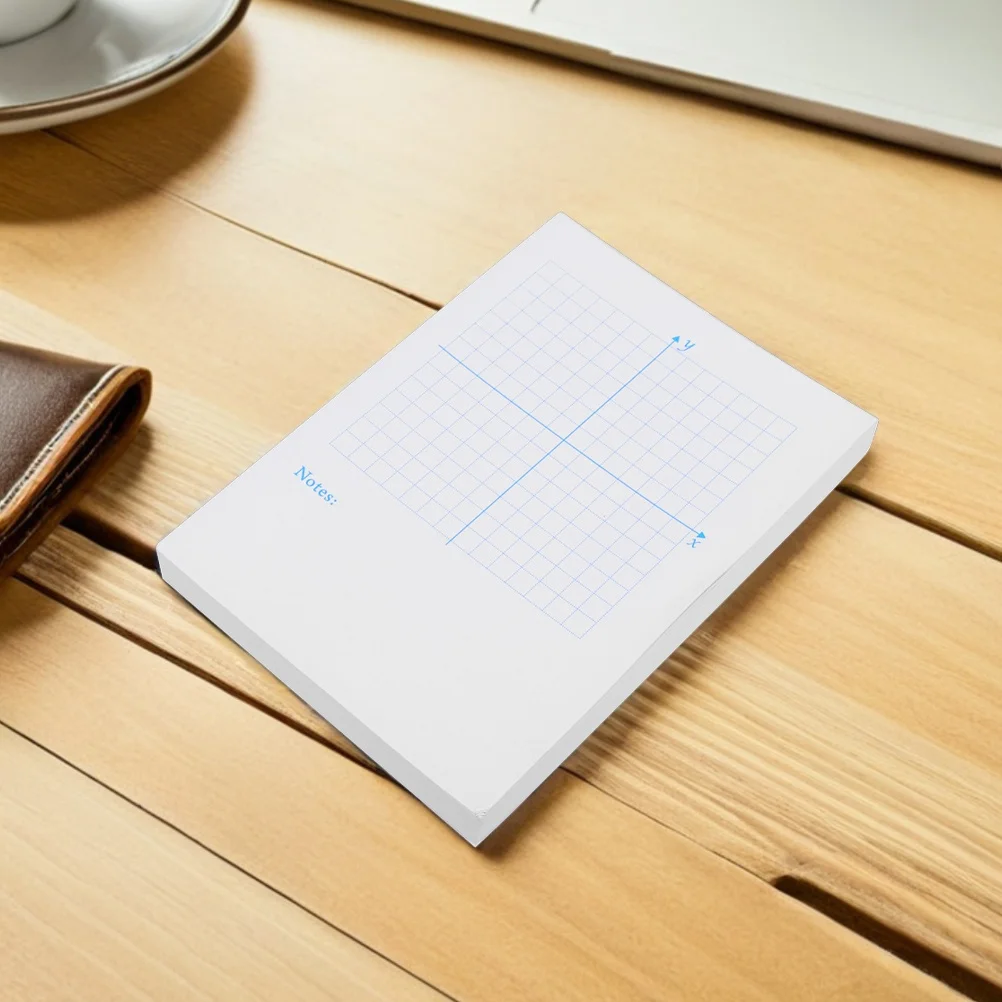 3pcs Math Coordinate Practice Notebook: Perforated Graph Paper Pad Letter Size For Xy System Learning, Grid Notebooks For