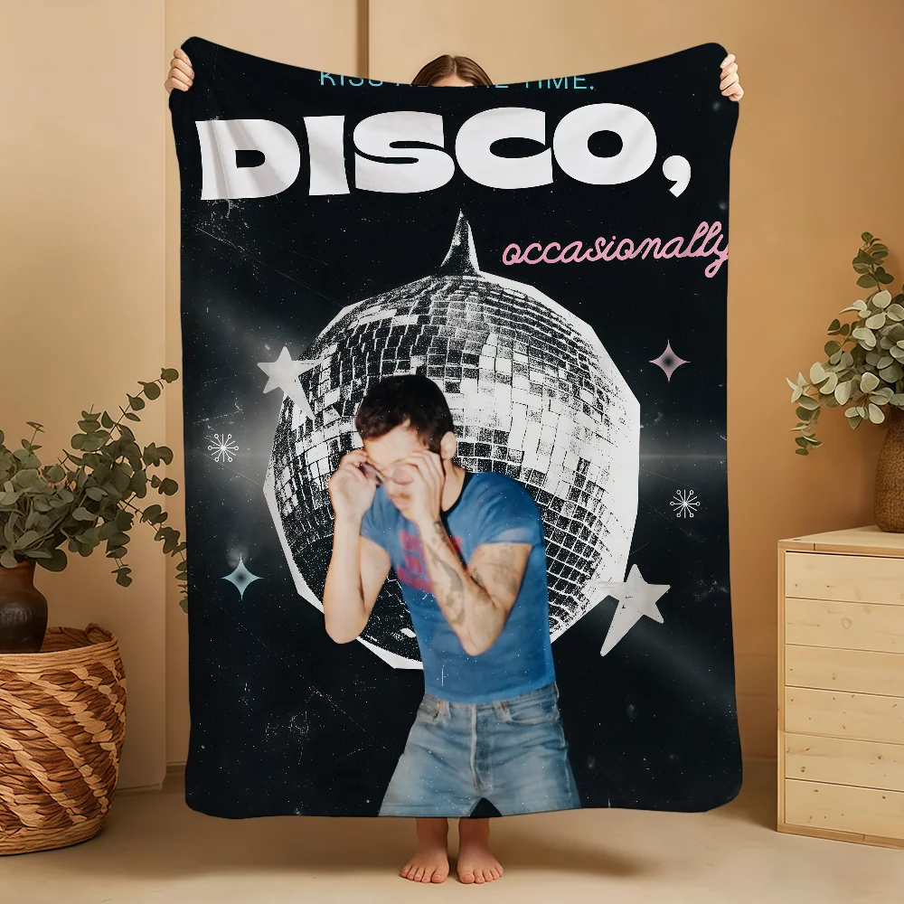 S-Styles Kiss All Time Disco Occasionally Blanket Throw Super Cosy Plush Living Room Sofa Couch H-HarryS-ES Childish Gifts