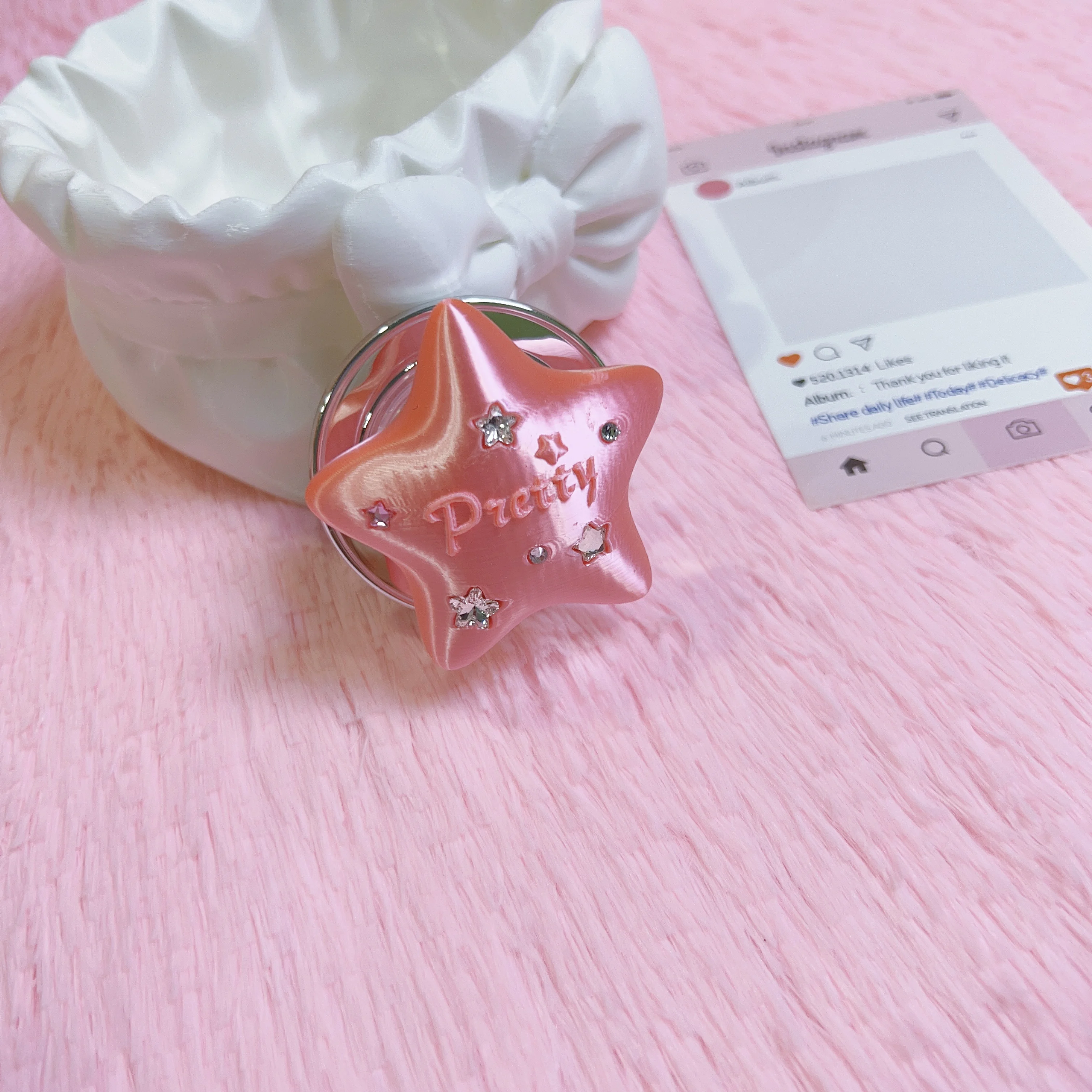 Magnetischer 3D-Stern Handy-Po – Phone Accessories For Teen Girls Bewertung und Preis