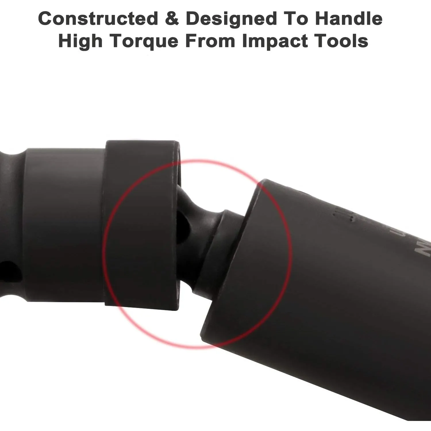 Air Cannon Pneumatic Universal Joint-Socket Swivel Set 360 degree Rotary Joint Electric Wrench Socket Extension Set 1/2" 3/8" 1/ image 3