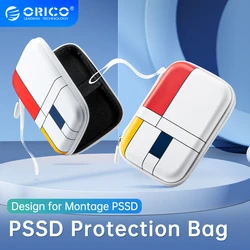 ORICO External SSD Storage Bag Shockproof Protect Box for Montage PSSD 2.5 Inch Hard Drive Disk Hdd Case U Disk Storage Hdd Case